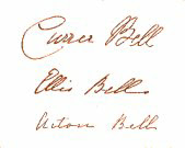 Signatures of Currer, Ellis and Acton Bell